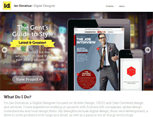 Tablet Screenshot of ianthedesigner.com